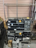 4 shelf metal rack Rack only