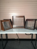 Display Racks One 49 pocket rack, two 25 pocket racks