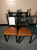 Metal Cross back Chair 18