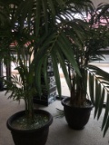 Silk Potted Plants Set of two