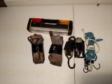 Bungees, ratchet straps and light