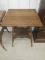 Vintage Square Wooden Table