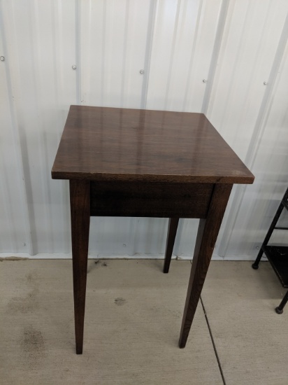 Square Wooden Hall Table