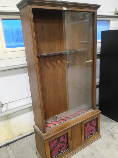 Wooden Gun Display Cabinet