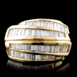 14K Yellow Gold 1.68ctw Diamond Ring