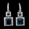 18K White Gold 3.83ct Tourmaline & 1.54ct Diamond