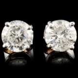 14K Gold 1.87ctw Diamond Earrings