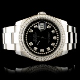 Rolex DateJust 116200 SS 1.35ct Diamond 36MM Watch