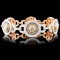 18K Rose Gold 7.75ctw Diamond Bracelet