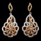 14K Gold 1.71ctw Diamond Earrings