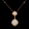 14K Gold 2.08ctw Diamond Pendant