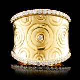 18K Gold 1.07ctw Diamond Ring