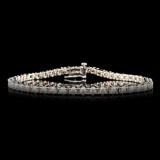 14K Gold 2.78ctw Diamond Bracelet