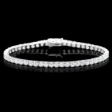 ^18k White Gold 8.00ct Diamond Bracelet