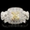 18K Gold 1.52ctw Fancy Diamond Ring