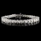 14K White Gold 5.00ctw Diamond Bracelet