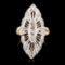 14K Gold 0.39ctw Diamond Ring