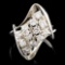 14K Gold 0.61ctw Diamond Ring