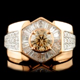 18K Gold 2.22ctw Diamond Ring