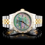 Rolex YG/SS DateJust Diamond Gents Wristwa