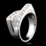 14K Gold 0.88ctw Diamond Ring