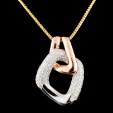 14K Gold 1.71ctw Diamond Necklace