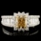 18K Gold 2.70ctw Fancy Diamond Ring