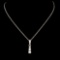 14K Gold 0.22ctw Diamond Pendant