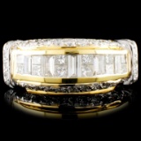 18K TT Gold 1.48ctw Diamond Ring