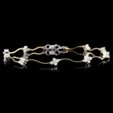 14K TT Gold 0.50ctw Diamond Bracelet