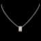 18K Gold 0.58ctw Diamond Pendant