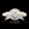 18K Gold 0.75ctw Diamond Ring