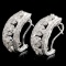 18K Gold 0.77ctw Diamond Earrings