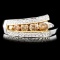 14K Gold 0.73ctw Fancy Color Diamond Ring