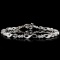 14K White Gold 1.00ctw Diamond Bracelet