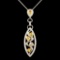 18K Gold 1.81ctw Diamond Pendant