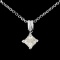 18K Gold 0.25ctw Diamond Pendant