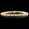 14K Gold 1.52ctw Sapphire & 0.70ctw Diamond Bracel