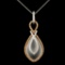 14K Gold 1.60ctw Diamond Pendant