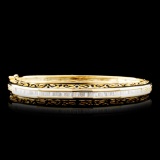 18K Gold 1.97ctw Diamond Bangle