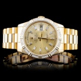 Rolex 18K Day-Date Diamond Gents Wristwatc