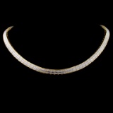 14K Yellow Gold 11.00ct Diamond Necklace