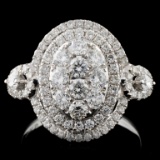 18K White Gold 1.26ct Diamond Ring