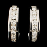 14K Gold 1.60ctw Diamond Earrings