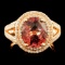 14K Gold 3.61ct Tourmaline & 0.82ctw Diamond Ring