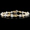 14K Gold 1.00ctw Diamond Bracelet