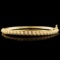 14K Gold 0.78ctw Diamond Bangle