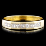 14K Gold 0.58ctw Diamond Ring