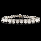 14K Gold 0.96ctw Diamond Bracelet