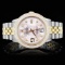 Rolex YG/SS 36MM DateJust Diamond Watch